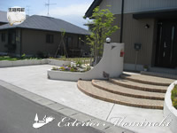 アプローチ施工例 岩手県花巻市