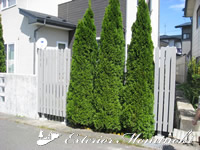 植栽施工例 岩手県盛岡市