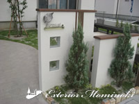 植栽施工例 岩手県北上市