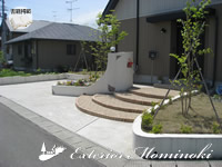 植栽施工例 岩手県花巻市