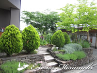 植栽施工例 岩手県花巻市